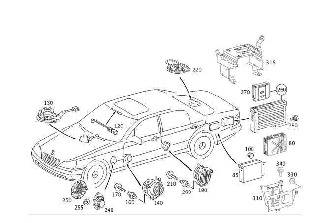 91011200500064 - Electrical System: Hexagon Nut for Mercedes-Benz Image image