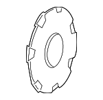 9596626 - : Button Style Center Cap with Crest and Wreath Logo for Cadillac: CTS Image