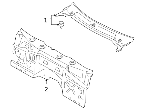 Cowl for 2007 Land Rover LR3 #0