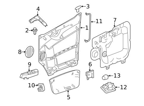 Front Door for 2009 Dodge Sprinter 3500 #0