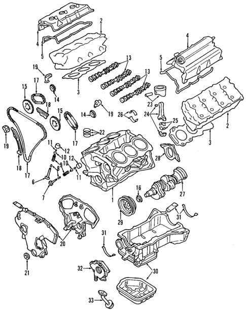 Oil Pan for 1990 INFINITI M30 #5