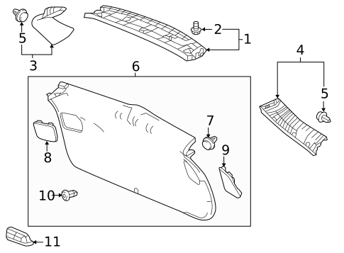 Interior Trim for 2021 Honda HR-V #0
