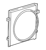 5L5Z8146A - Belts &amp; Cooling: Engine Cooling Fan Shroud for Ford Image