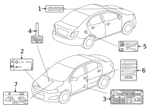 Labels for 2022 Buick Encore #0
