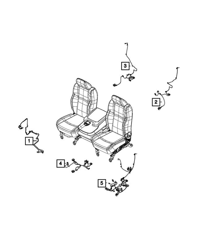 68405017AA - Electrical: Console Wiring for Mopar Image