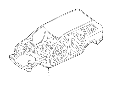 Body Shell for 2019 Volvo XC60 #0