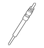 12230035934 - Electrical: Glow Plug for BMW: 328d, 328d xDrive, 530i, 535d, 535d xDrive, 540d xDrive, 540i, 740Ld xDrive, 740Li xDrive, X3, X5 Image