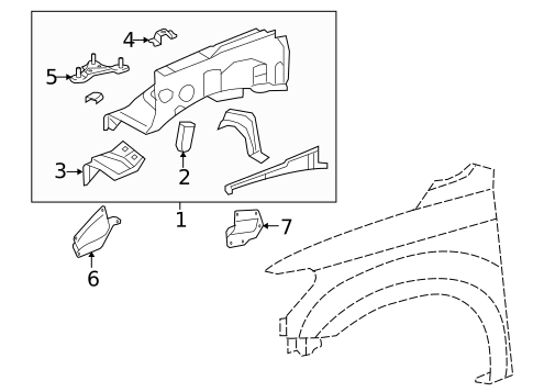 Inner Components for 2013 Toyota Sequoia #0