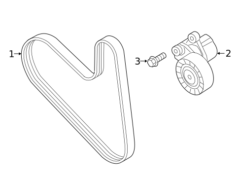 Belts & Pulleys for 2019 Volkswagen Golf #0