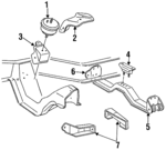 F57Z6030A - Engine: Mount Bracket for Ford: Ranger Image