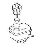 1J1611301 - Body: Reservoir for Volkswagen: Beetle, Golf, Jetta, R32 Image