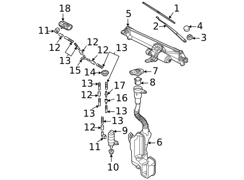 Wiper & Washer Components for 2025 Volkswagen Taos #0