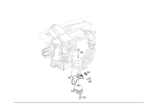 Engine Suspension for 2015 Mercedes-Benz E550 #0