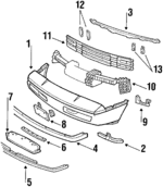 10055040 - Body: Cover for Pontiac: Fiero Image
