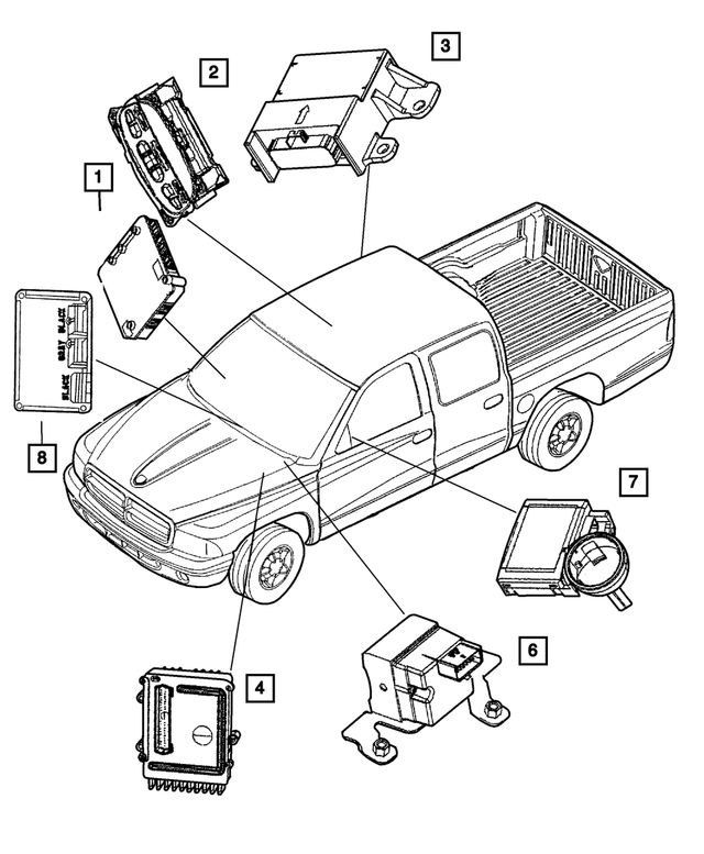 RL028242AI - Electrical: Transfer Case Control Module for Mopar Image
