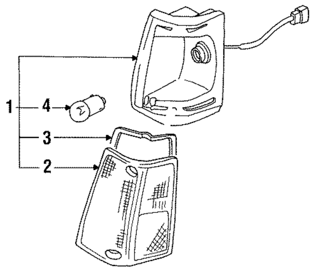 UB3951090A - : Park Lamp Assembly for Mazda Image