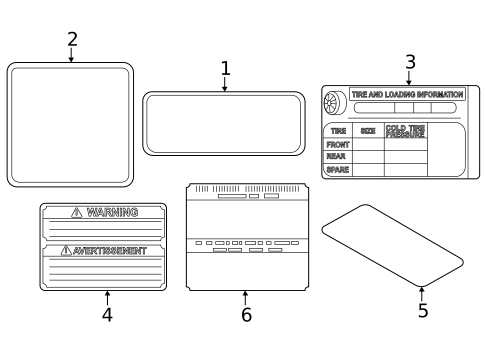 Information Labels for 2024 Subaru Impreza #0