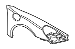 98150303100GRV - Body: Fender for Porsche: Boxster, Cayman Image