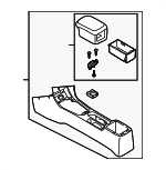 K2A364410J96 - Body: Console Assembly for Kia: Spectra Image