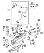 68166193AA - Emission Controls: Tube Clip for Mopar Image