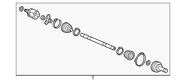44306-TK8-A31 - Axle Assembly 2011-2013 Honda Odyssey | Toronto
