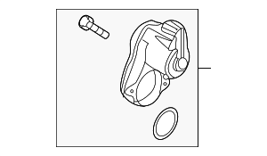 8W0998281 - Brakes: Parking Brake Actuator for Audi Image