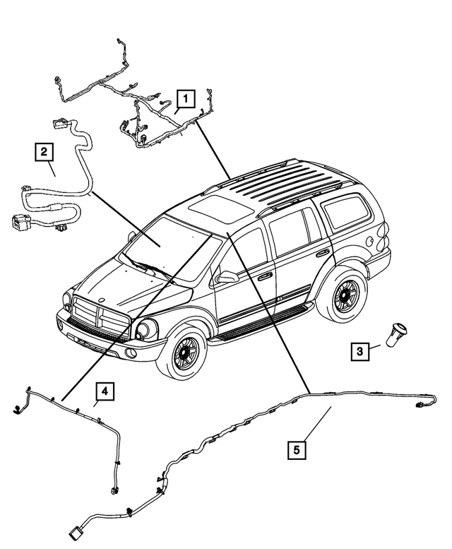 68004985AB - Electrical: Console Wiring for Mopar Image