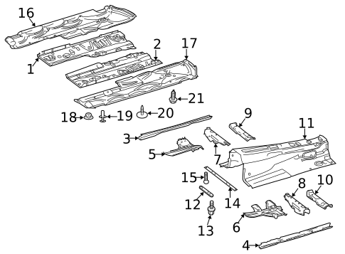 Floor & Rails for 2013 Mercedes-Benz Sprinter 2500 #1