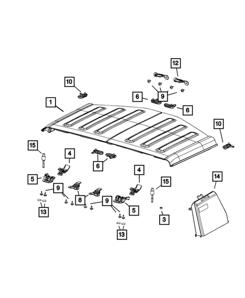Roof for 2019 Jeep Wrangler #4