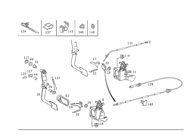 202290008564 - Pedal Assembly: Pulley for Mercedes-Benz: C230 Image image