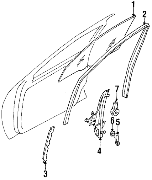 Front Door for 1997 Nissan 200SX #0