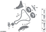 11315B6C1F9 - Engine: Timing Chain with Tensioner Rail for BMW Image