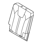 89A35P4000 - Body: Seat Back Pad for Kia Image