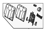 89A30P4000MC3 - Body: Seat Back Assembly for Kia Image