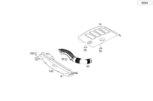 2016-2022 Mercedes-Benz GLC300 Cold Air Intake 253-500-34-00 Benz