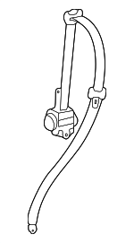 7336060495C1 - Electrical: Belt &amp; Retractor for Toyota Image