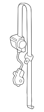 7332060182C0 - Electrical: Center Seat Belt for Toyota Image