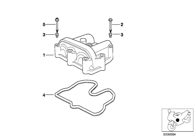 11127652865 - : Cylinder Head Cover for BMW-Motorrad Image