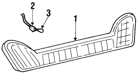 Backup Lamps for 1998 Chevrolet Lumina #0