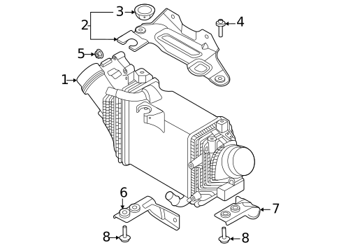 Intercooler for 2025 Genesis G80 #0
