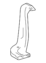 8721360040 - Body: Floor Duct for Toyota: 4Runner, Land Cruiser Image