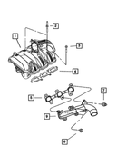 53032795AC - Engine 3.7L Six Cylinder: Intake Manifold for Mopar Image