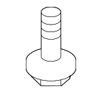 8659028000 - Body: Fender Liner Retainer for Hyundai Image