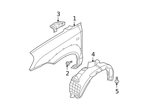 Fender & Components for 2009 Hyundai Tucson #0