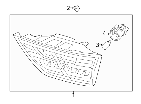 Backup Lamps for 2019 Kia Cadenza #0