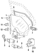 E83Z5425712A - Body: Glass for Ford Image