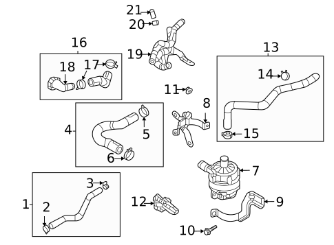 Cooling System for 2022 Mazda MX-30 EV #1