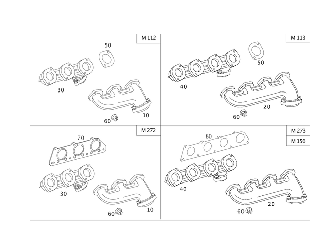 29901554 - Exhaust System: Hex. Nut W Flange + Piece for Mercedes-Benz: C63 AMG, CL63 AMG, CLK63 AMG, CLS63 AMG, E63 AMG, ML63 AMG, S63 AMG, SL63 AMG, SLS AMG Image image