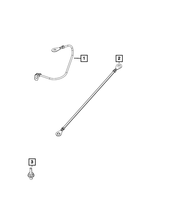 68505986AA - : Ground Strap for Mopar Image