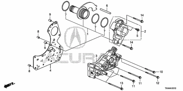 AT Regulator Body (6AT) for 2012 Acura TL #0